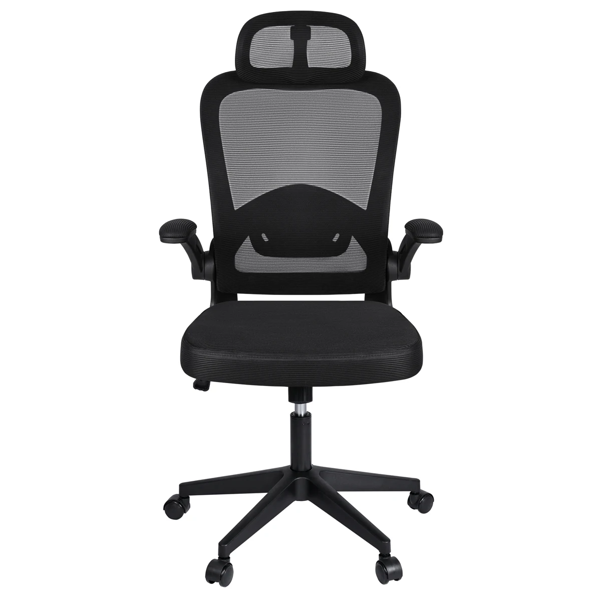 T-LoVendo - Cadeira de escritório ergonómica, secretária, executiva, giratória com rodas, conjuntos de malha respirável, com apoio de cabeça e apoio de braço ajustável, apoio lombar para escritório, casa