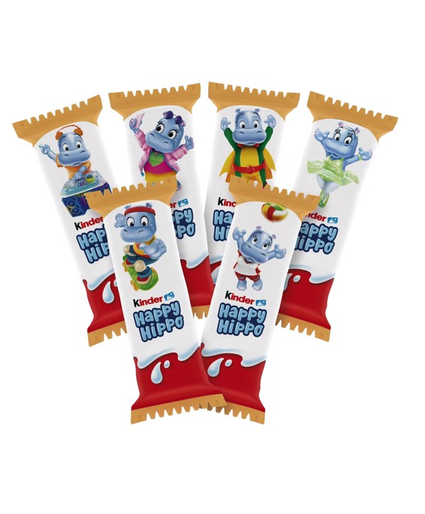 Kinder Happy Hippo Avellana - 28 Unidades Happy Hippo Avellana