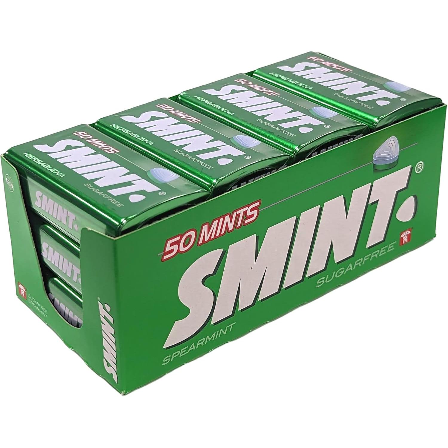 Smint Tin Fresa/ Limón/menta/Hierbabuena / Bubblefresh/vitamina-c  12 unidades de 35 g