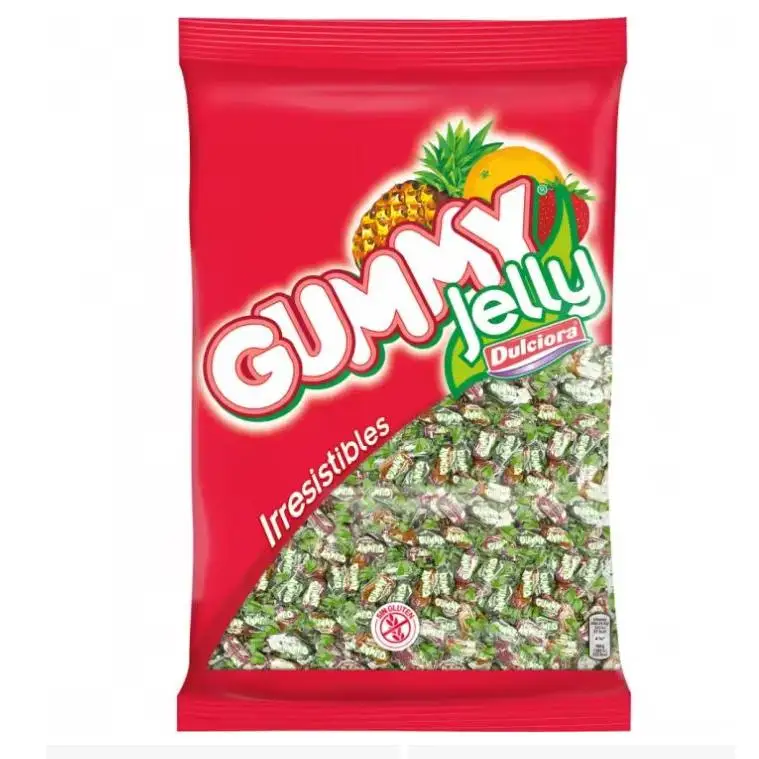 Gummy Jelly Dulciora Bolsa 2 kg - Caramelo Masticable Sabor a Frutas Gummy Jelly