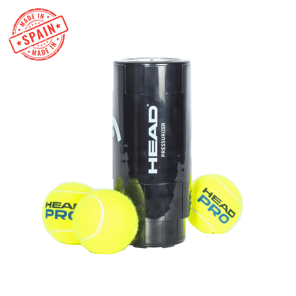 Presurizador de pelotas de tenis y pádel HEAD X3 BLACK - Mantén tus pelotas siempre listas para jugar