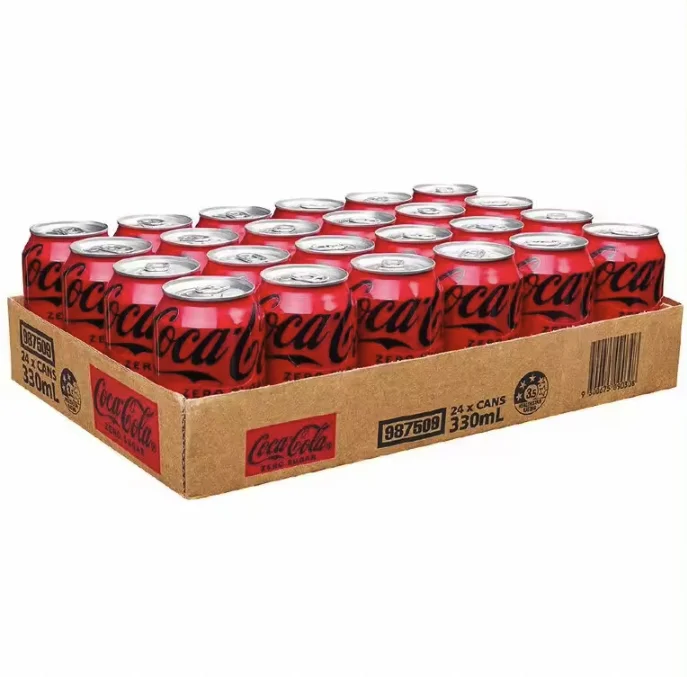 Envio desde miravia COCACOLA ORIGINAL O ZERO AZUCAR LATA 33CL CAJA 24U 4PX