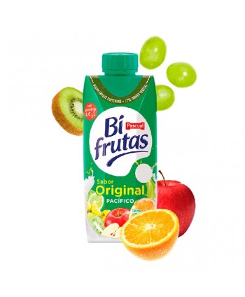 Pack de 4 Pascual Bi Frutas Pacífico Zumo De Frutas Con Leche - 3 X 330 ml