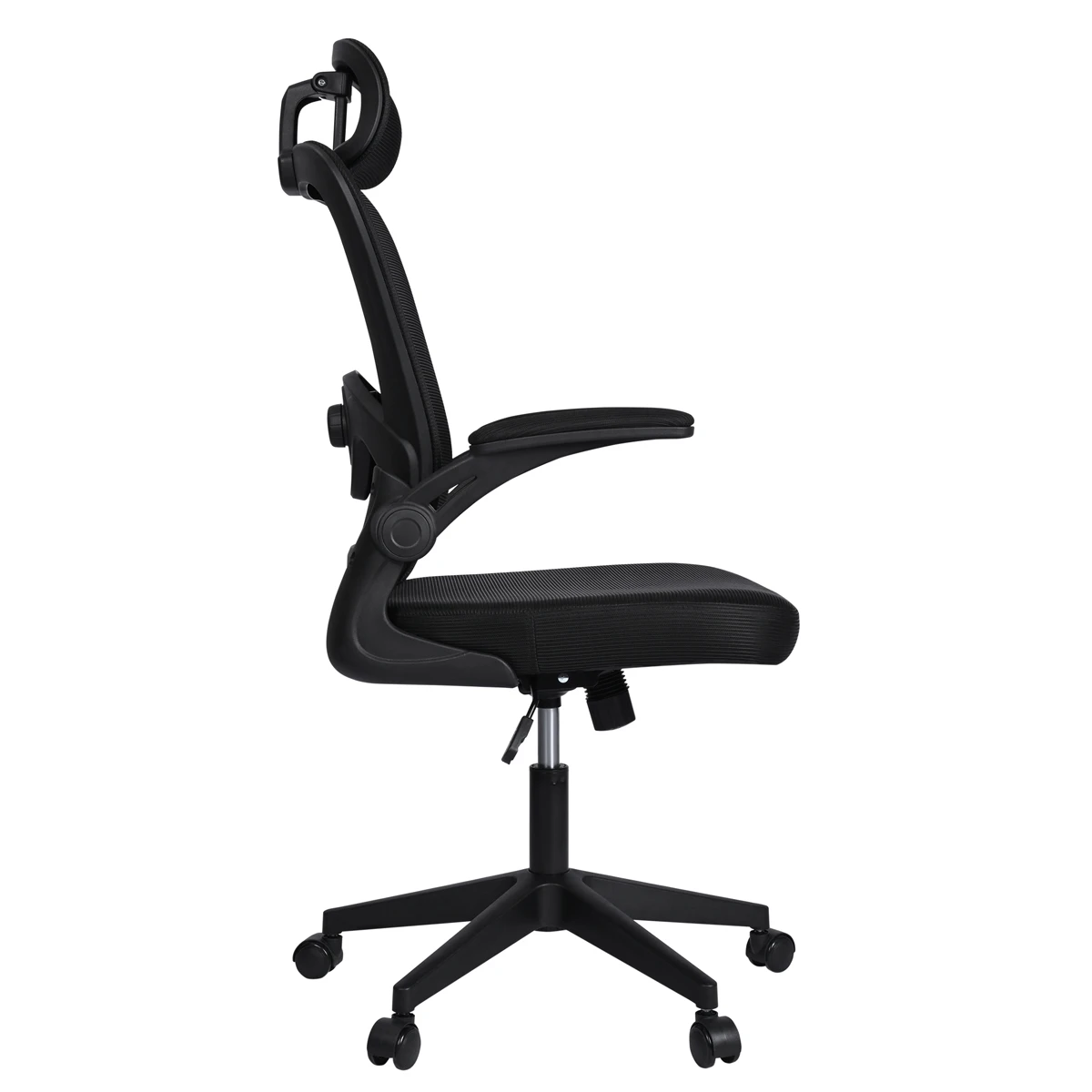 T-LoVendo - Cadeira de escritório ergonómica, secretária, executiva, giratória com rodas, conjuntos de malha respirável, com apoio de cabeça e apoio de braço ajustável, apoio lombar para escritório, casa