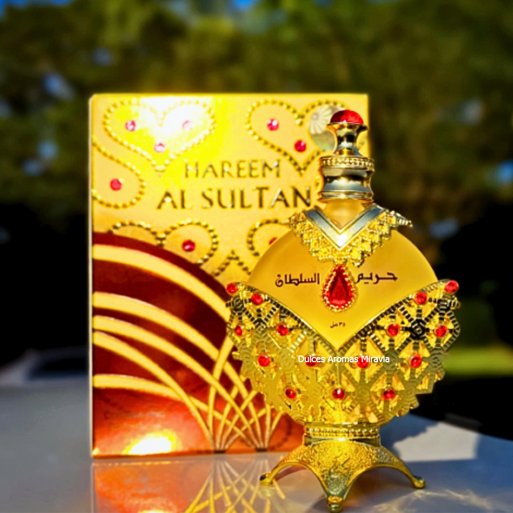 Hareem Al Sultan Gold de Khadlaj Perfume En Aceite Árabe Mujer Lujoso Elegante - 35ml
