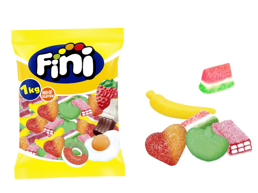 GOMINOLAS SURTIDAS AZÚCAR PARTY MIX FINI 1KG.