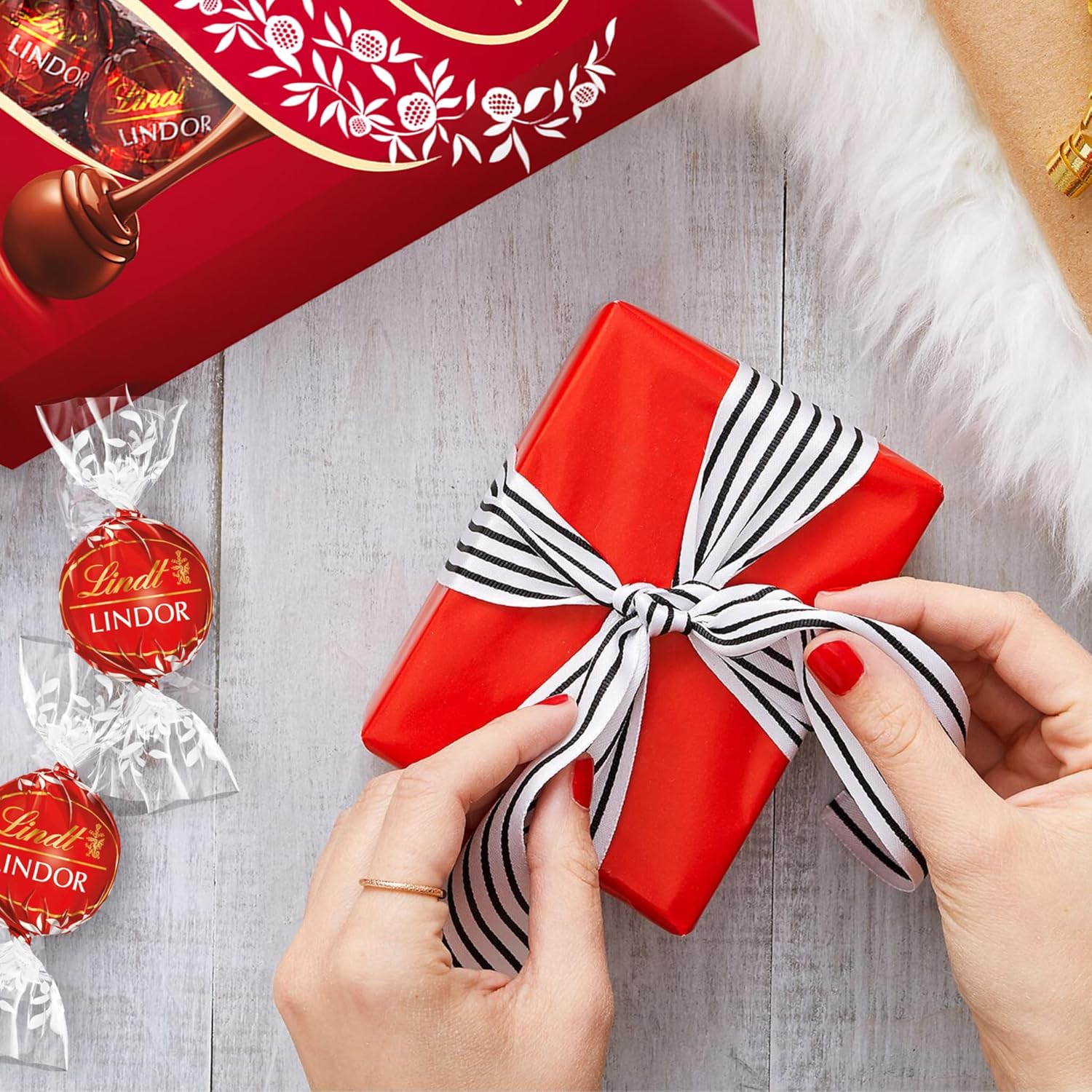 Lindt PACK 2 bombones LINDOR y NUXOR 200g x2, 6 sabores disponibles