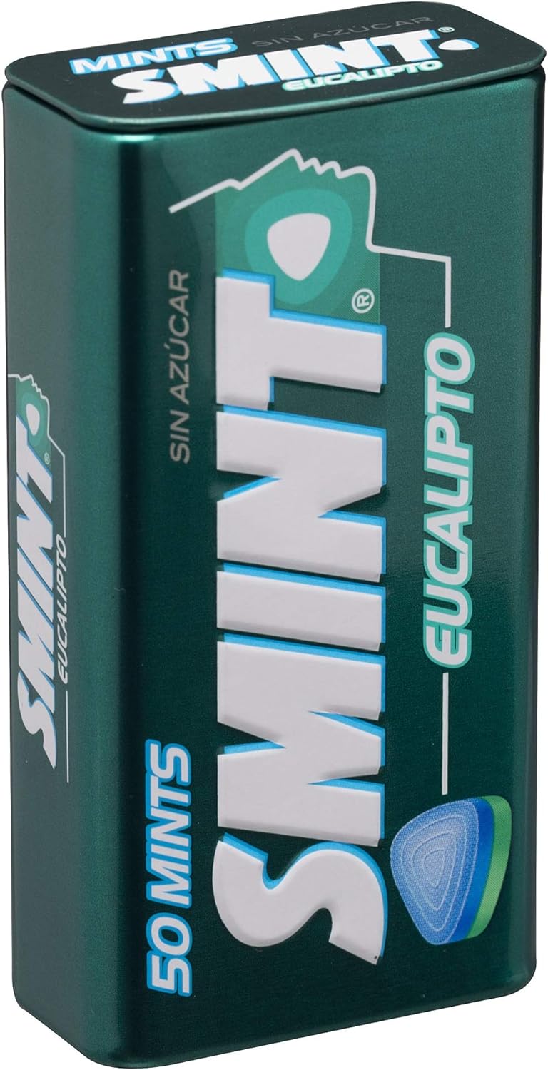 Smint Eucalipto - Caramelos Refrescantes - 12x35gr
