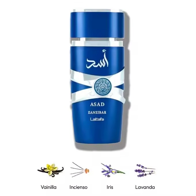 Asad Zanzibar Perfume Arabe Fresco Tropical 100ml De Larga Duración Para Hombre