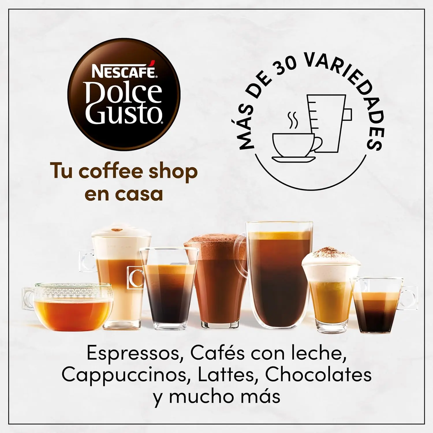 NESCAFÉ Dolce Gusto Espresso Intenso Descafeinado - x3 pack de 16 cápsulas - Total: 48 cápsulas