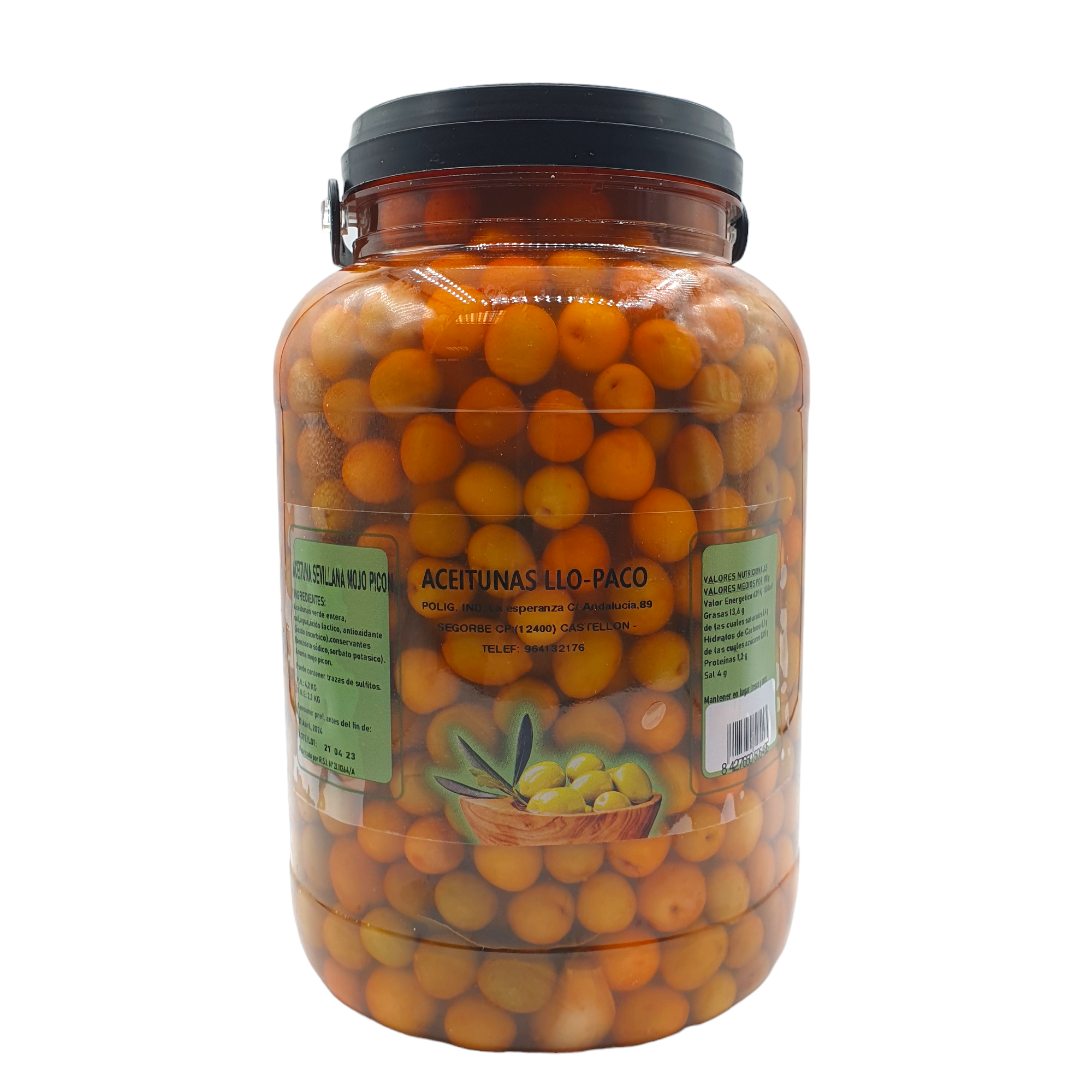 Aceitunas Sevillanas 3 Kilos Llo-Paco - Surtido de Variedades