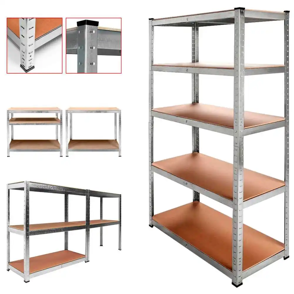 Ociodual Estanteria Metalica Galvanizada Soporta hasta 875kg 5 Baldas 180 x 90 x 40cm Ideal Garaje