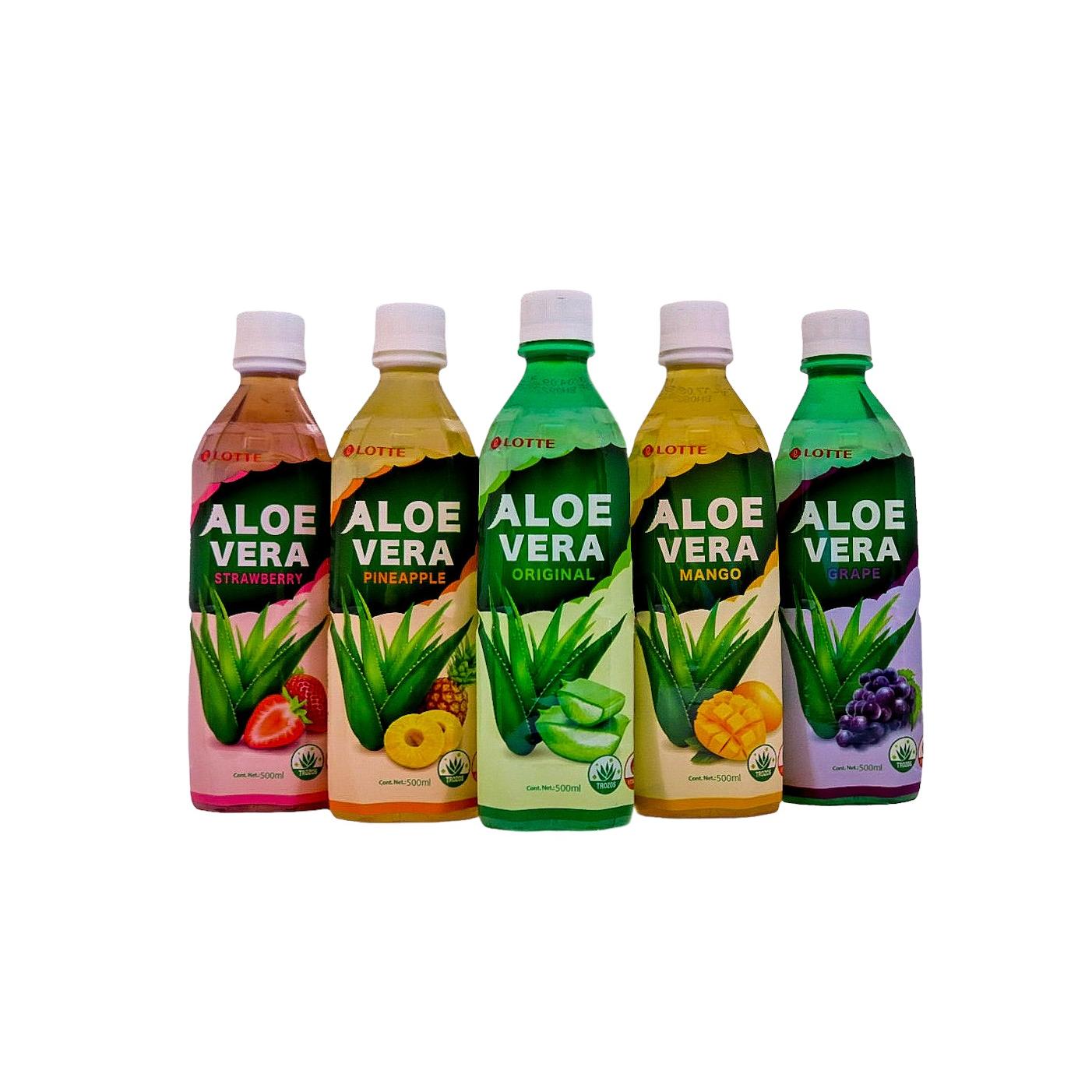 Lotte Aloe Vera - ORIGINAL - 20 Unidades de 500ml