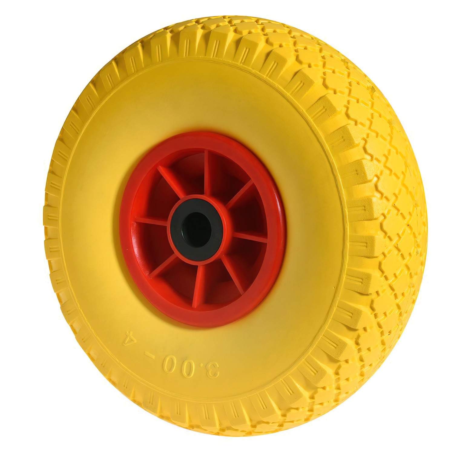 SANCO STORE - WOLFPACK LINEA PROFESIONAL Rueda Carretilla Sacos Maciza Llanta Plástico  20 mm.