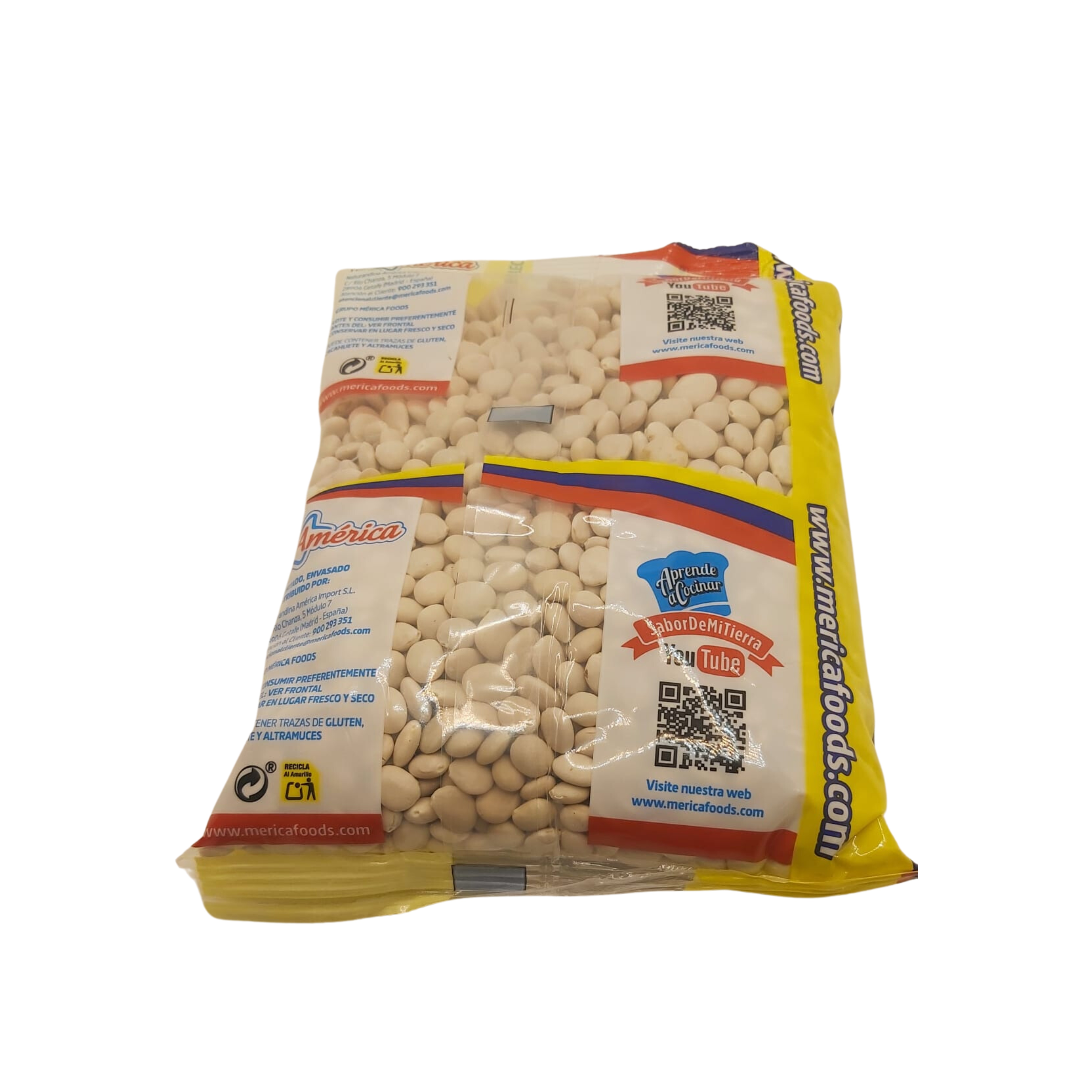 2 PAQUETE AMERICA FRIJOL CHOCHO 500G ALTRAMUCES SECOS SIN GLUTEN.PERU