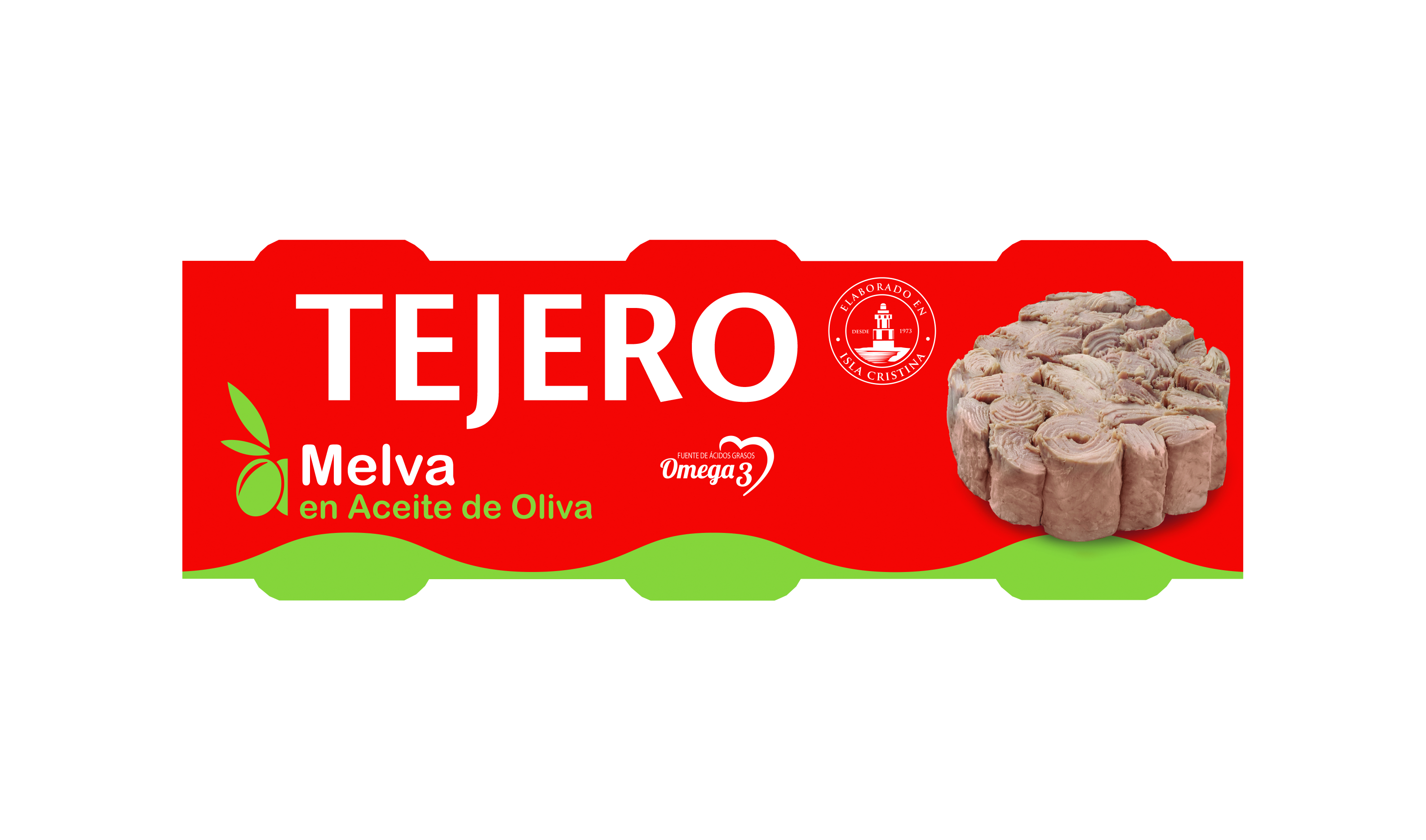 5 unidades - Melva en Aceite Oliva TEJERO PACK 3x70gr. (210gr.)