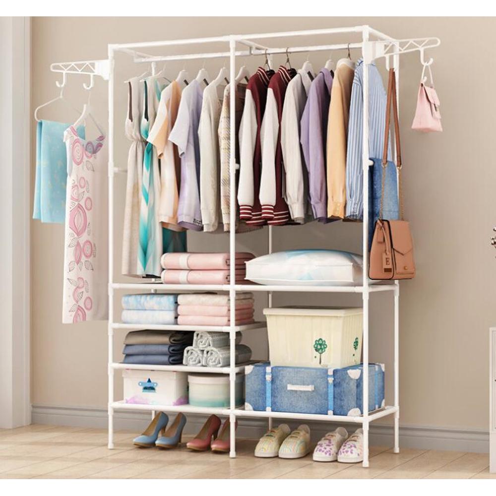 Cabide de pé e sapateira parede para roupas casacos prateleira roupas moda sapato armário embutido organizador hallíbulo