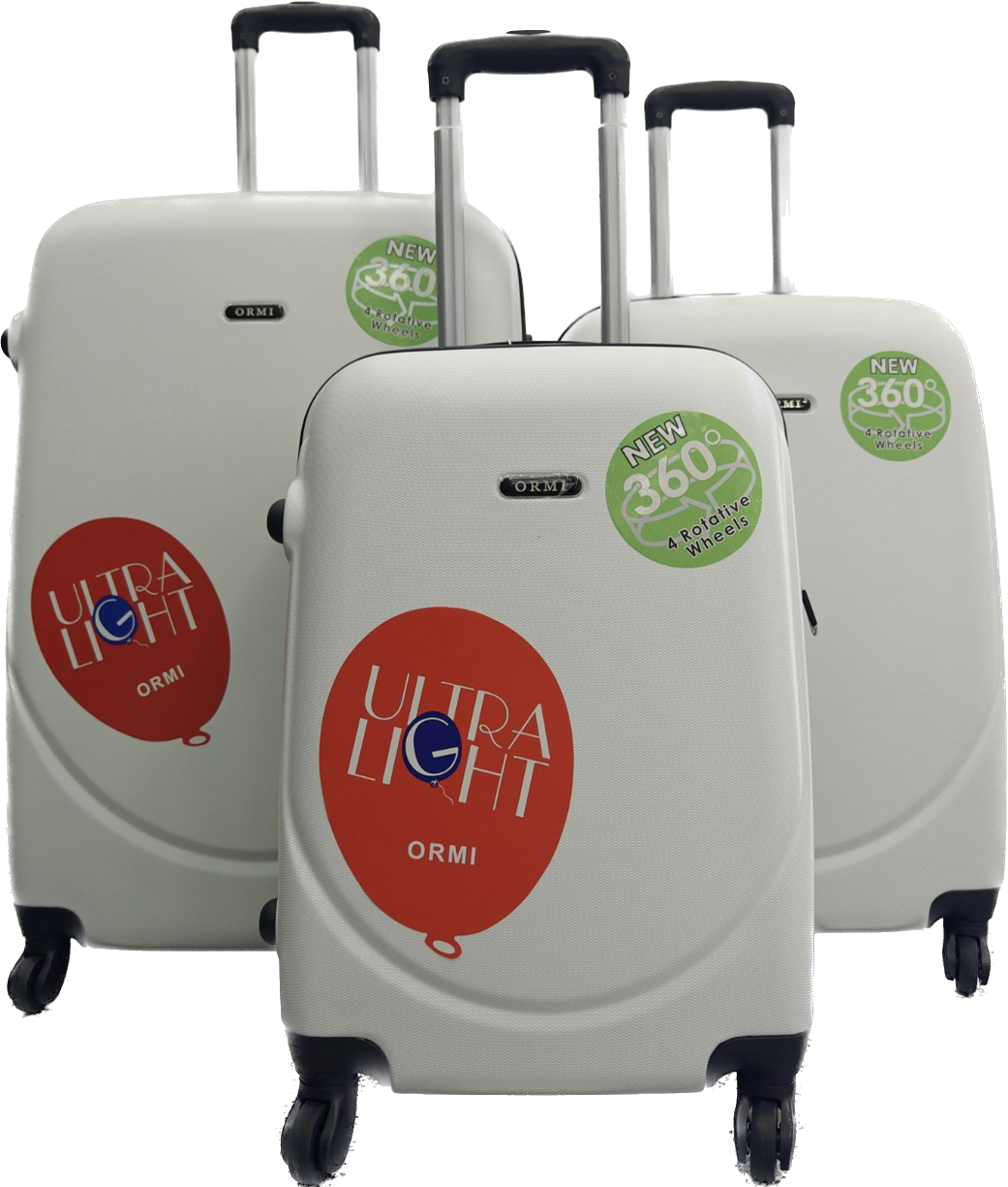 Maletas rígidas de alta capacidad con 4 ruedas giratorias 360° y cerradura de combinación numérica - Marca Om Home