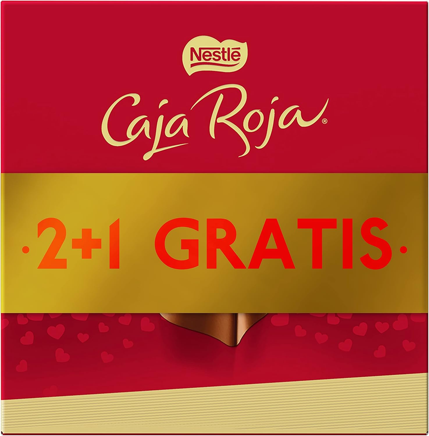NESTLE Caja Roja Bombones de chocolate con leche 100gX3 cajas [PACK 2+1]
