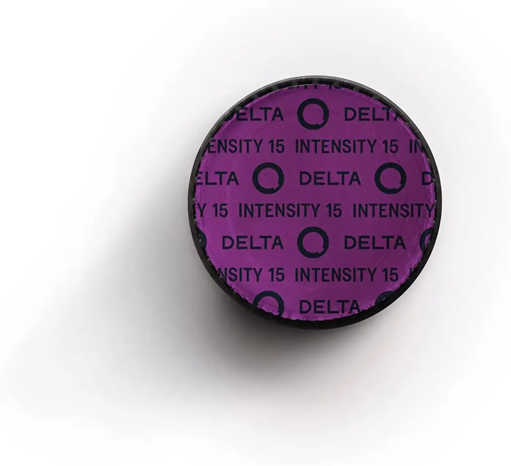 Delta Q - Cápsulas de Café Molido MYTHIQ - Delta Q -  Espresso Intenso con Notas de Cacao, Chocolate, Nueces Tostadas - Molido Natural - 80 Cápsulas