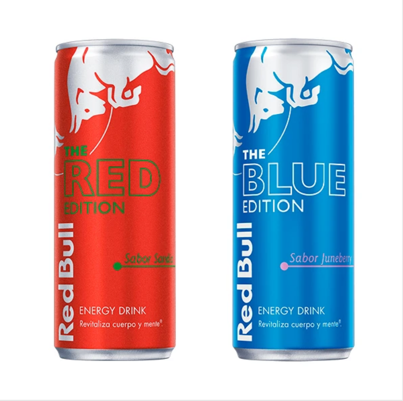 Red Bull Surtido Red Bull Mixed Try Edition - 24 unidades de 250ml - 4 sabores diferentes