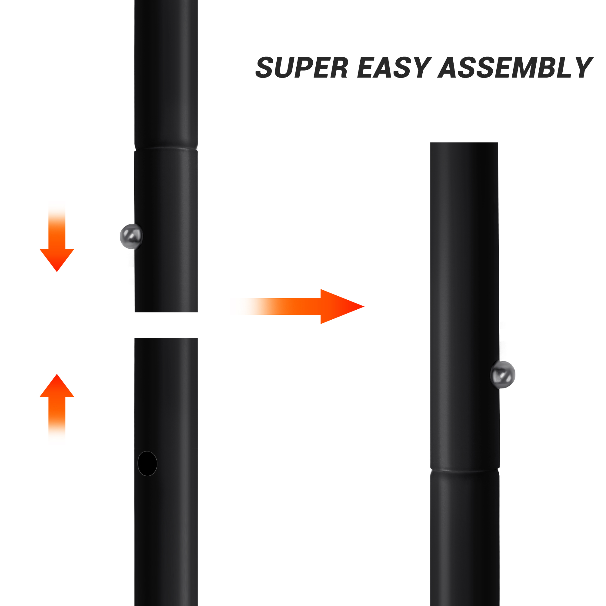 T-LoVendo Perchero Burro Extensible Ajustable con Ruedas con Barra y Estante Ropa Zapatos Bolsos Portátil
