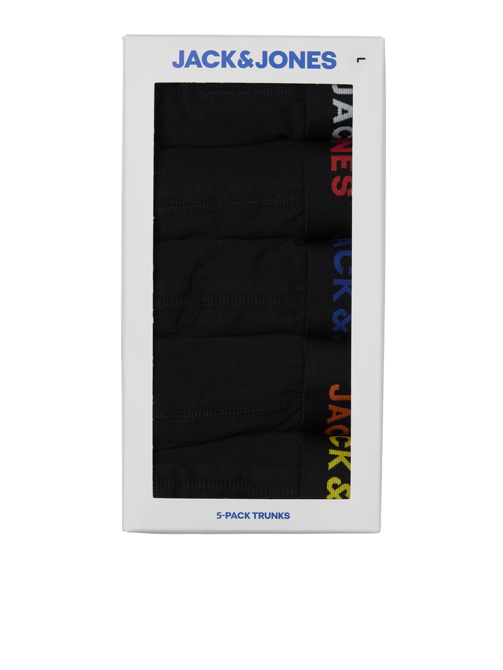 Jack & Jones Hombre NEW Boxer Calzoncillos Pack 5 unids Mod Trunks Jacblack , composición 95% algodón y 5% elastano