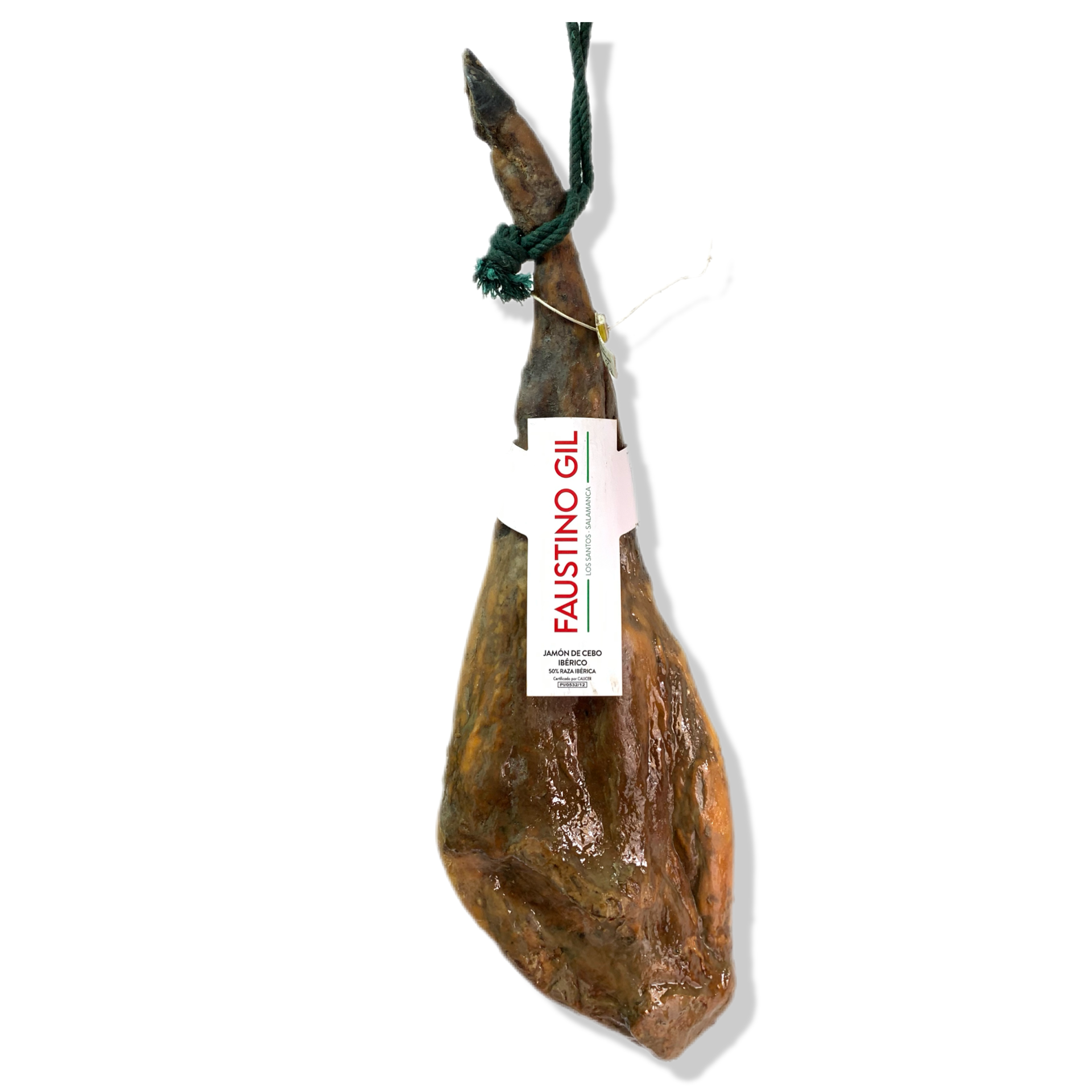 Jamón Ibérico de Cebo - 10 sobres de  100g - Elaboración tradicional - Ibéricos Faustino Gil -