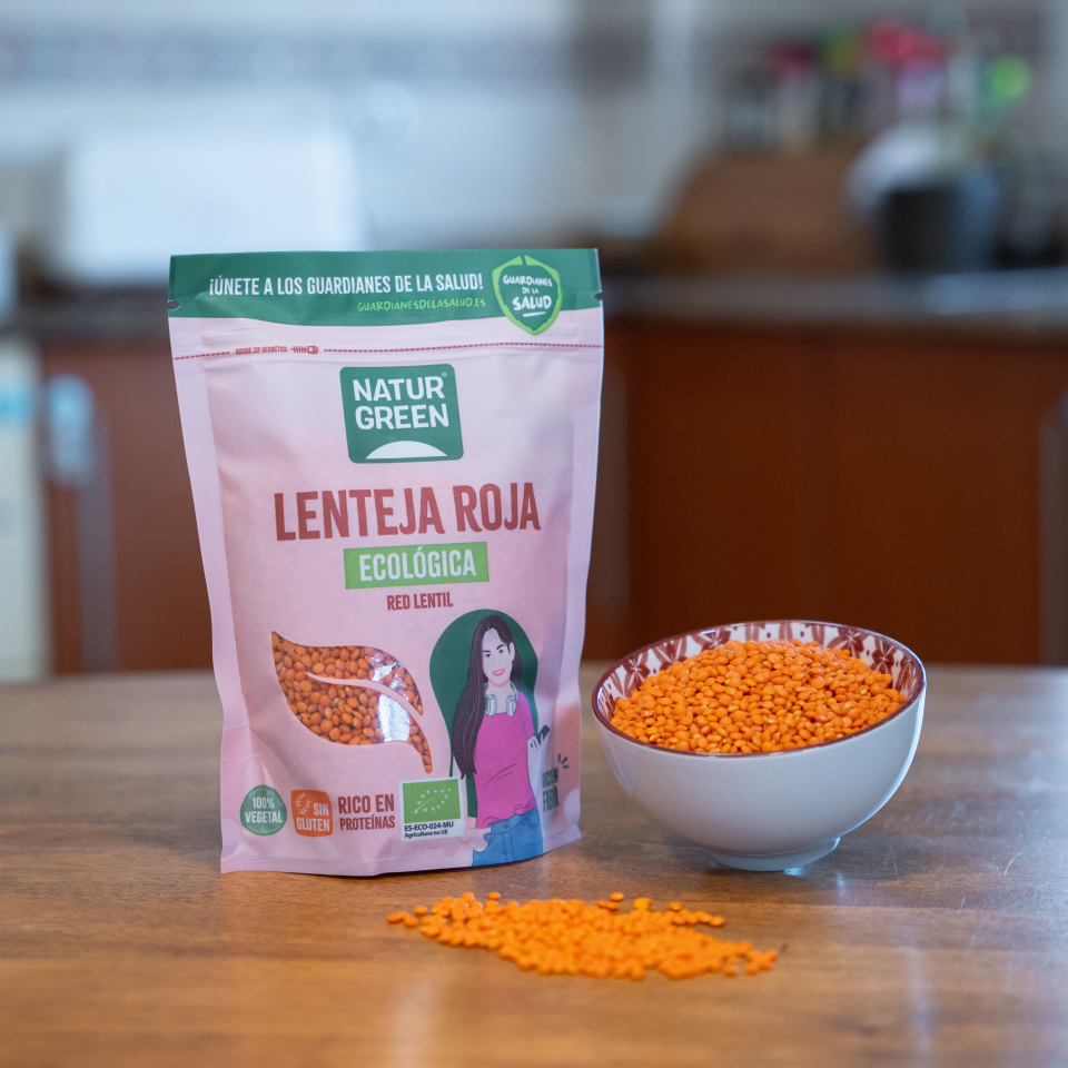 Pack 6x NaturGreen Lenteja Roja Bio 500 g