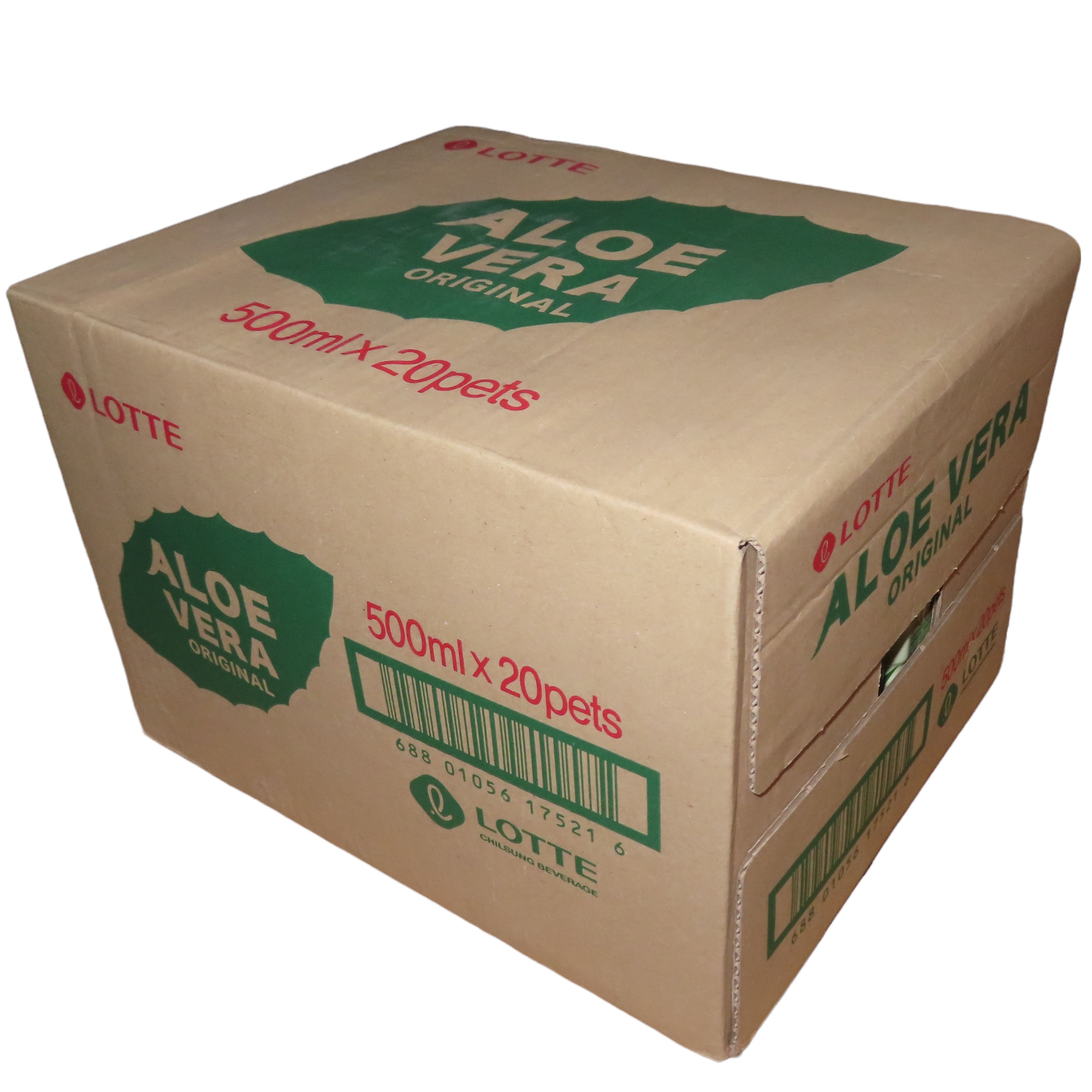 Lotte Aloe Vera - ORIGINAL - 20 Unidades de 500ml