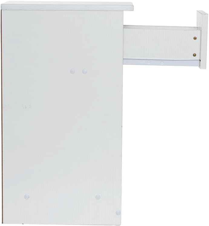 DUPI Mesita de Noche Estrecha Slim para Espacios reducidos. Optimiza el Almacenamiento y Ofrece funcionalidad