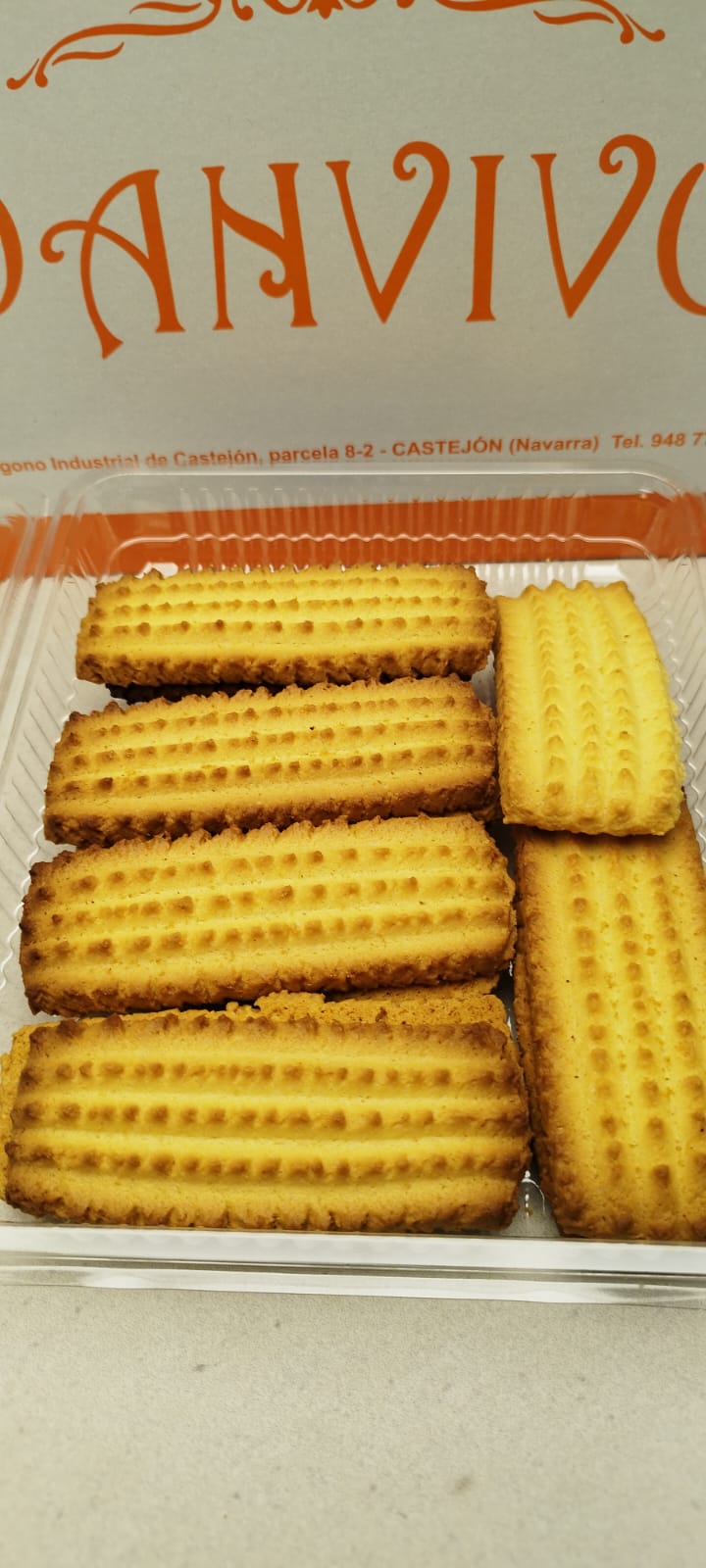 Panvivo. Galleta Rizada. NATURAL. Blister 240 gr. Artesanas. SIN grasas TRANS. SIN conservantes.