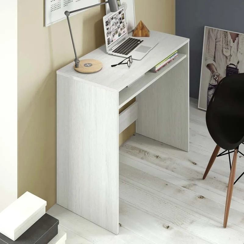Scrivania Miroytengo ufficio camera da letto giovanile Alpi bianchi 79x43x78 cm