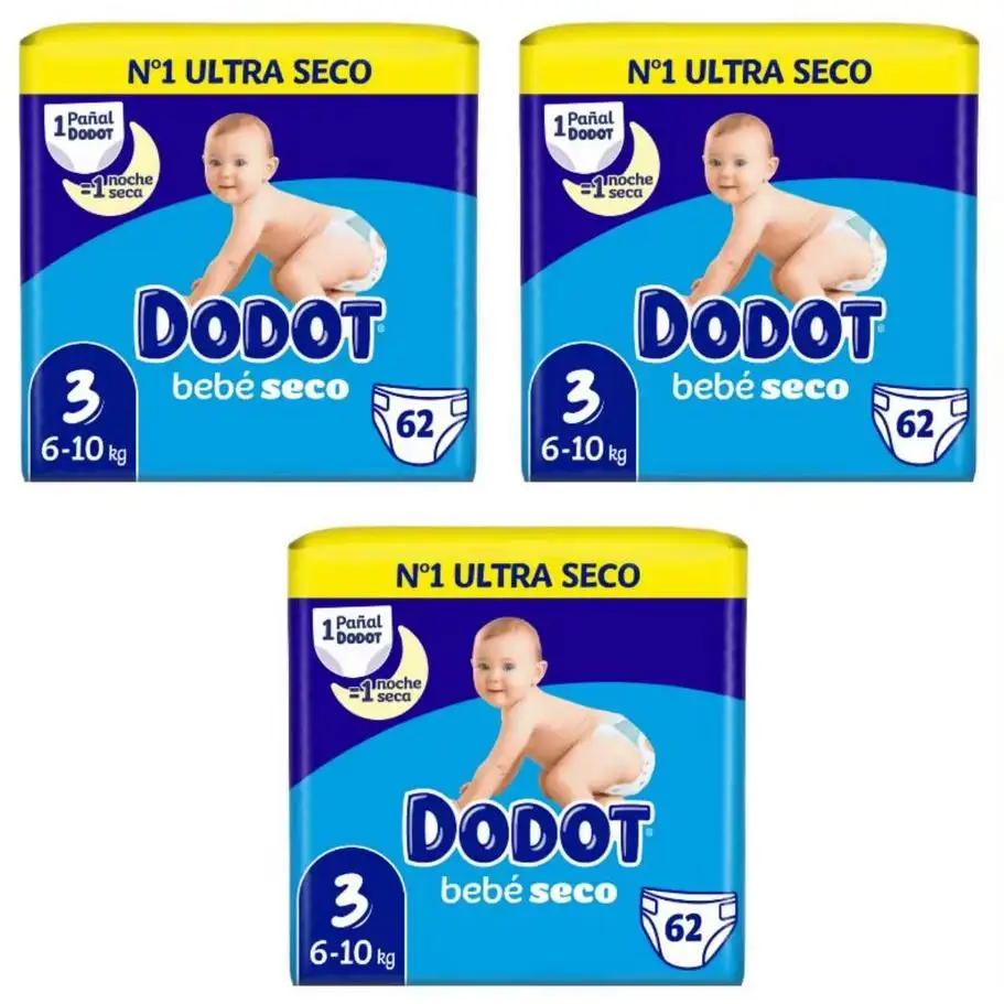 DODOT Pañal Bebé Seco Talla 3