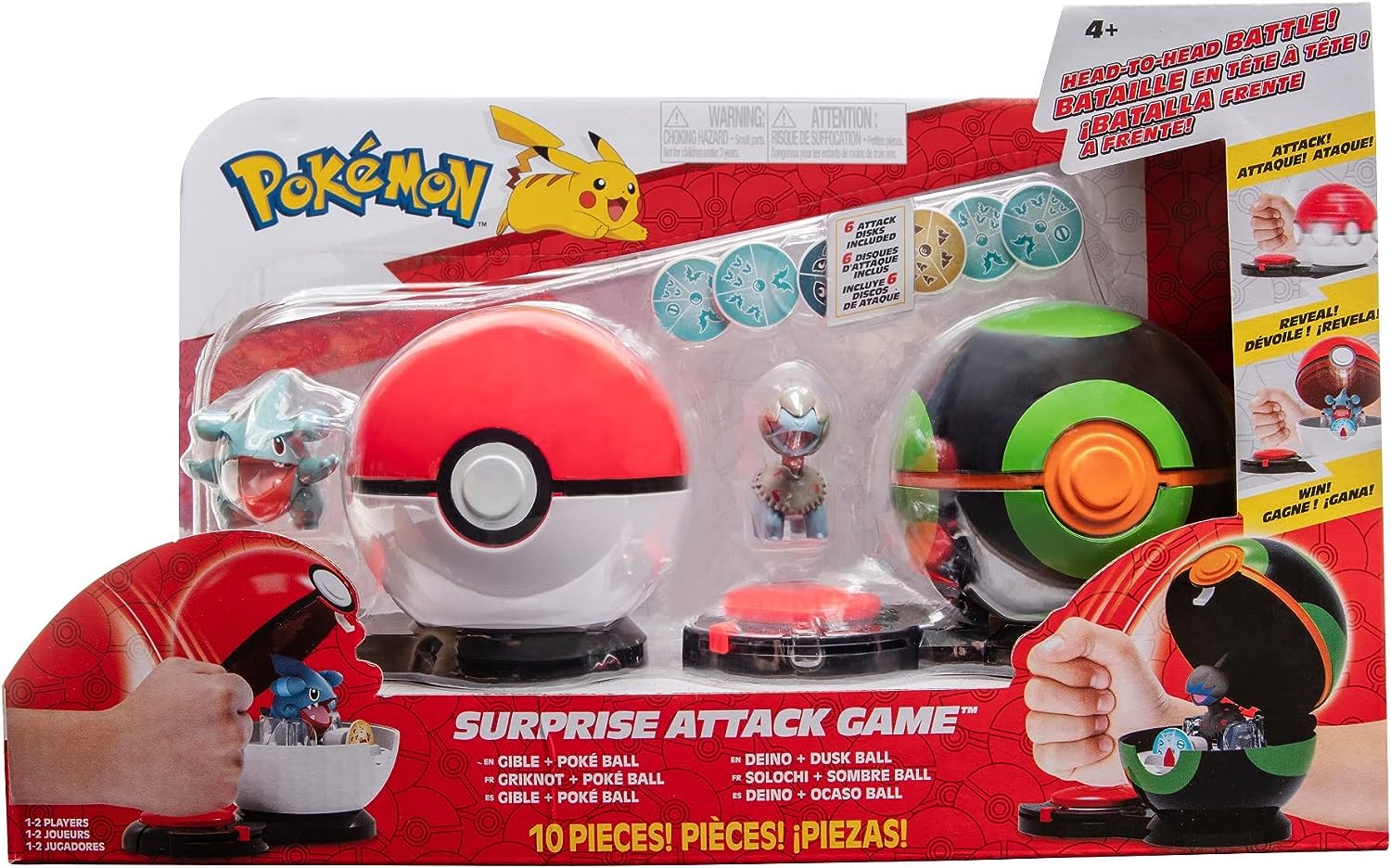 POKEMON JUEGO ATAQUE SORPRESA MODELO SURTIDO (Bizak 63222474)
