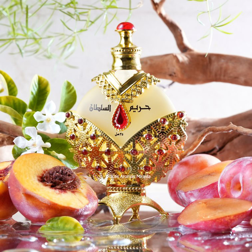 Hareem Al Sultan Gold de Khadlaj Perfume En Aceite Árabe Mujer Lujoso Elegante - 35ml