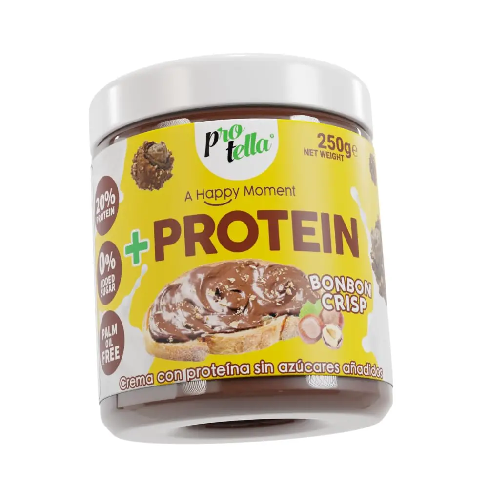 Crema Proteica Sabor Bonbon Crisp de 250g - PROTELLA