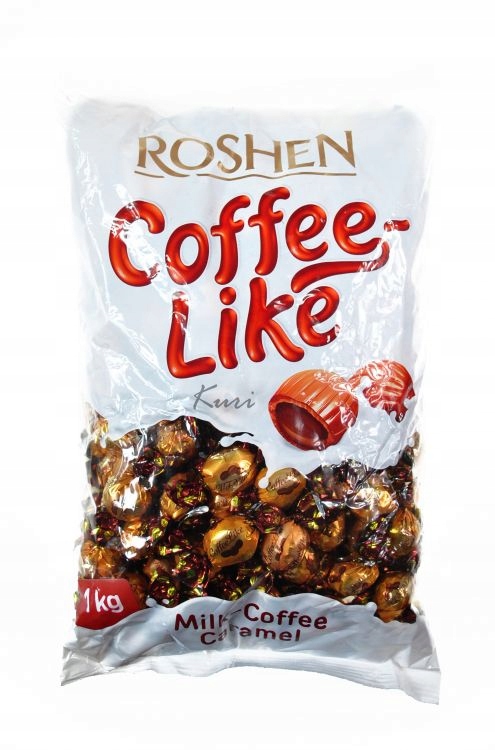 Roshen - Caramelos de Café con Relleno Cremoso - Bolsa de 1 Kilo