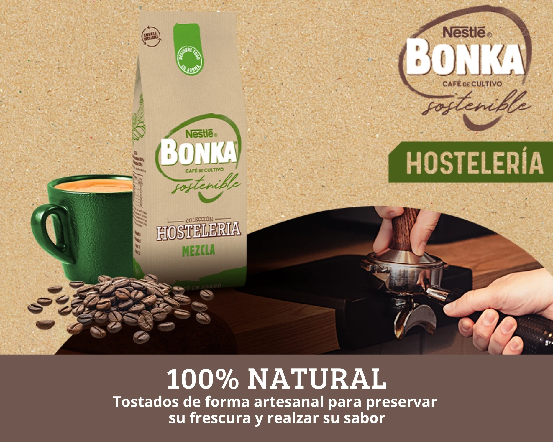 Grãos de café torrados Bonka para mix de hospitalidade-1kg |   Sabor autêntico em cada copo - Pacote de 3 peças
