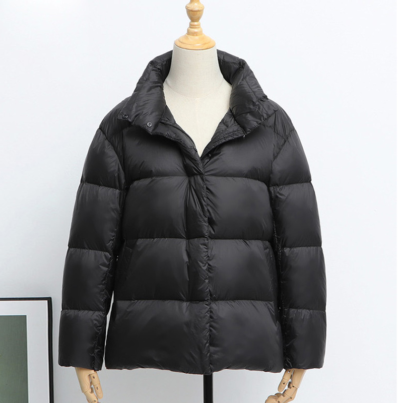 SEDUTMO Winter Oversize Warme Ente Unten Mantel Frauen Mode Kurze Jacken Herbst Beiläufige Dünne Parkas ED1419