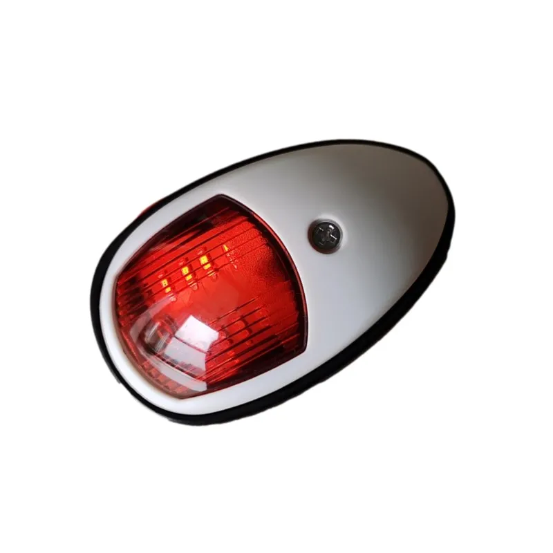 Luzes LED para o barco, lâmpada de sinal, luz de navegação marinha, acessórios do iate, lâmpadas vermelhas e verdes do reboque do caminhão, 12V, 24V, 2Pcs