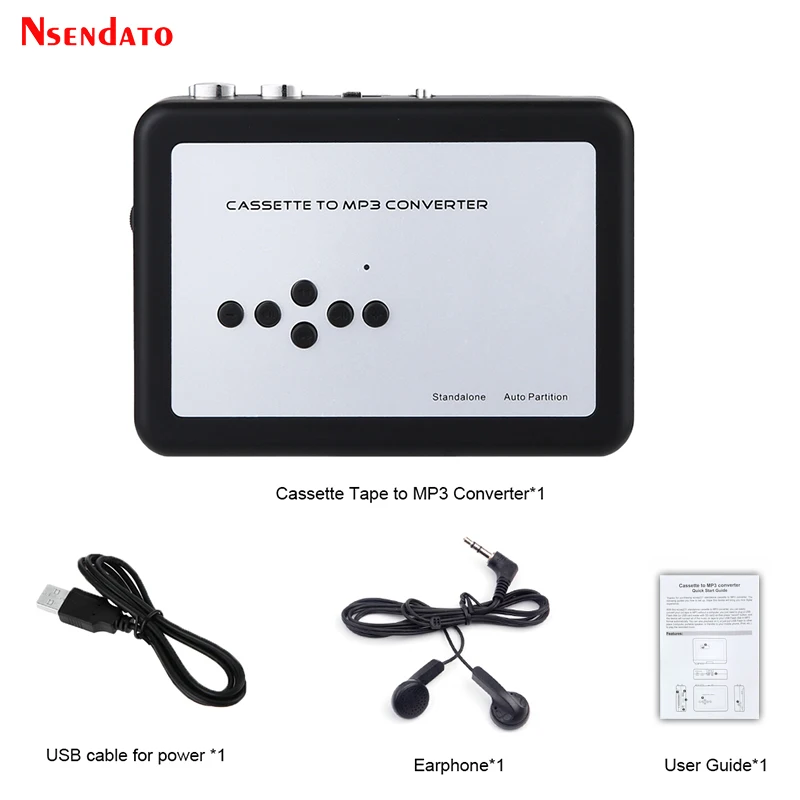Ezcap 231 USB-Kassettenband, Musik-Audio-Player zu MP3-Konverter, Klebebänder, Kassetten-Player-Recorder, sparen Sie MP3-Dateien in USB-Flash/USB