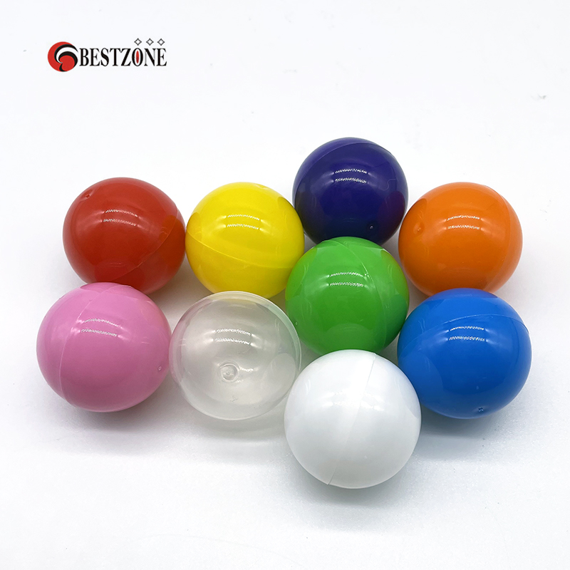 Bộ 50 Diameter38MM 1.49Inch Nhựa Nhiều Màu Sắc Bất Ngờ Bóng Đồ Chơi Viên Trống Vỏ Trứng Có Thể Mở Hộp Cho Máy Bán Hàng Tự Động Trẻ Em quà Tặng