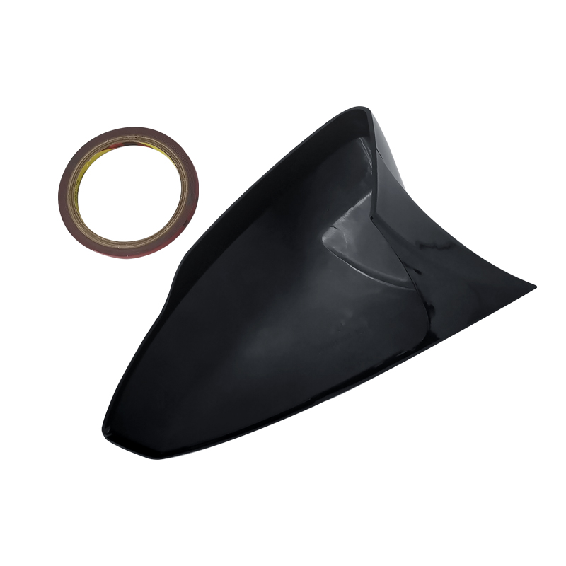 2 pçs para volkswagen vw polo mk5 6r 6c 2009-2017 abs lateral retrovisor asa espelho capa tampas escudo guarnição chifre de boi estilo exterior
