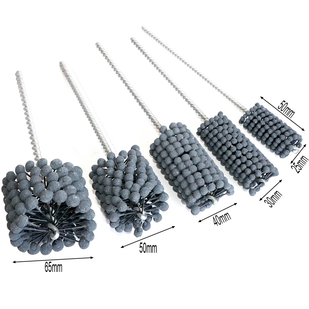 Bộ 1 Miếng Nhám Bóng Deburring Bàn Chải Đầu Mài Ống Đánh Bóng Bàn Chải Ống Bàn Chải