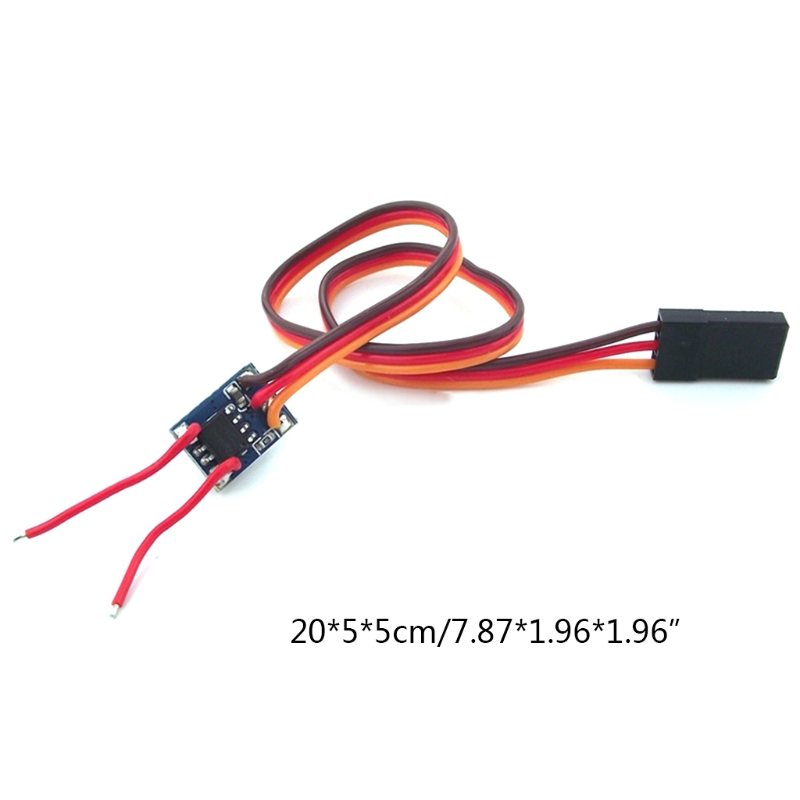 Placa de circuito de Control de cabrestante para coche de juguete a Control remoto, Micro 1A, doble vía, ESC, DC 5V, controlador electrónico de velocidad, 360 °, 1 ud.