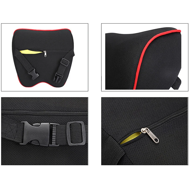 Almohada para reposacabezas de cuello de coche, accesorios para coche, cojín, soporte para cabeza de asiento de coche, Protector de cuello, asiento de automóvil, descanso del cuello, memoria de algodón