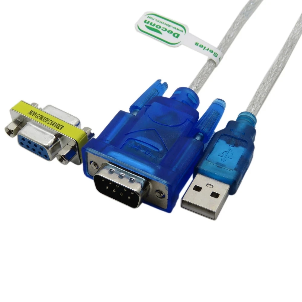 Новый порт USB-RS232 COM, последовательный порт, 9-контактный кабель DB9, преобразователь последовательного адаптера с гнездовым адаптером, поддержка Windows 8, без компакт-дисков