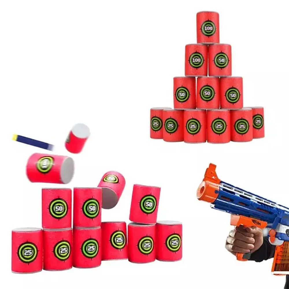 Viên Đạn Phi Tiêu Mục Tiêu Cho Súng Đồ Chơi Nerf N-Strike Elite Series Blasters 6 Gói Mềm Chất Liệu EVA (Đỏ)