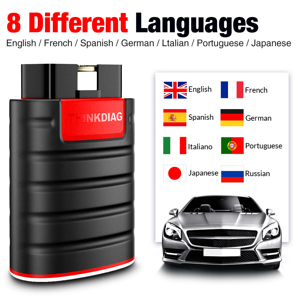 Thinkdiag Hot Version OBD2-Autodiagnosetools mit vollem System 16 Reset 1 Jahr kostenloser OBD2-Scanner PK X431 iDiag Easydiag 3.0